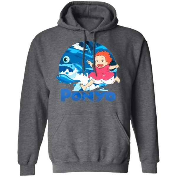 Where Can I Watch Ponyo - Ghibli Studio Ponyo On The Waves Hoodie Unisex-Apparel, Hoodie, ponyo, Where Can I Watch Ponyo