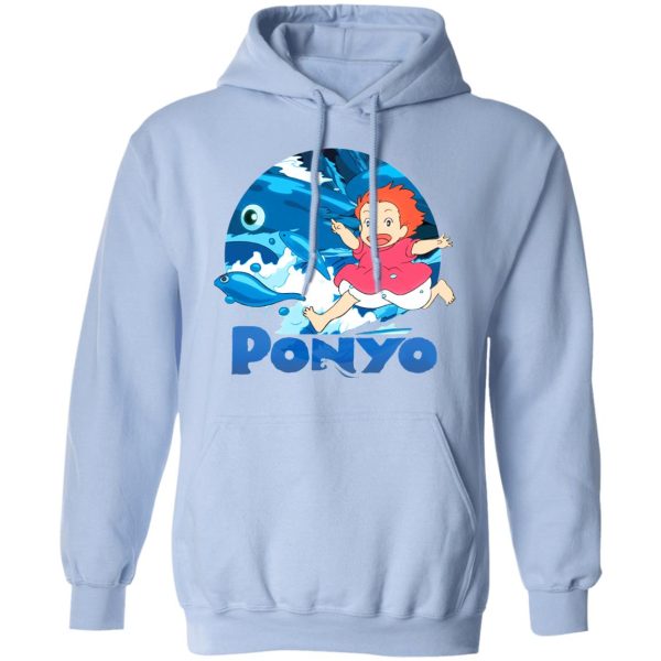 Where Can I Watch Ponyo - Ghibli Studio Ponyo On The Waves Hoodie Unisex-Apparel, Hoodie, ponyo, Where Can I Watch Ponyo