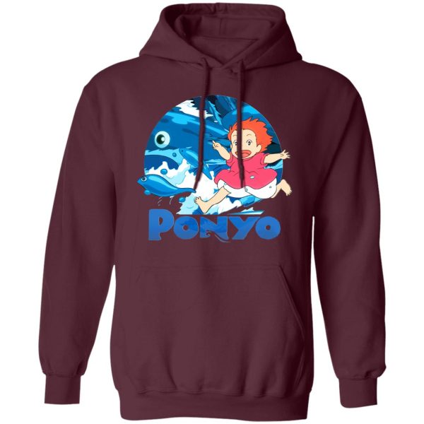 Where Can I Watch Ponyo - Ghibli Studio Ponyo On The Waves Hoodie Unisex-Apparel, Hoodie, ponyo, Where Can I Watch Ponyo