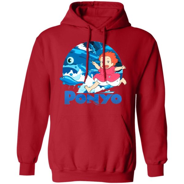 Where Can I Watch Ponyo - Ghibli Studio Ponyo On The Waves Hoodie Unisex-Apparel, Hoodie, ponyo, Where Can I Watch Ponyo