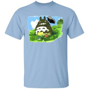 My Neighbor Totoro Backpack - My Neighbor Totoro WaterColor T Shirt Unisex-Apparel, My Neighbor Totoro, My Neighbor Totoro Backpack, Tshirt