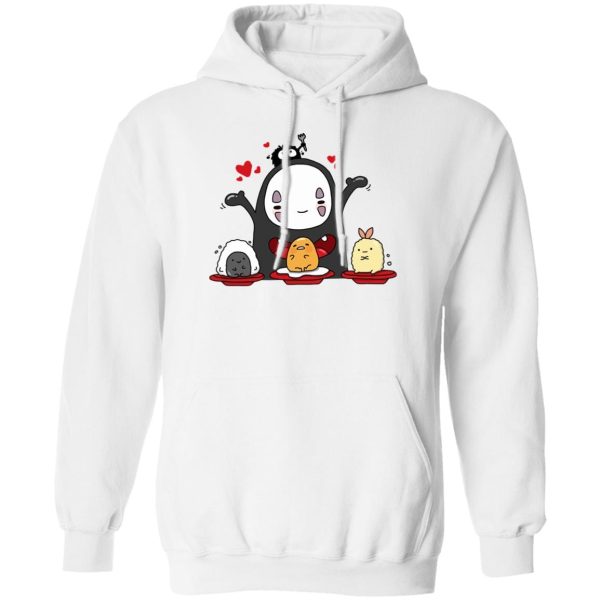 Spirited Away 2001 - Spirited Away Lovely No Face Kaonashi and Friends Hoodie-Apparel, Hoodie, kaonashi, no face, Spirited Away, Spirited Away 2001