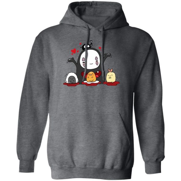 Spirited Away 2001 - Spirited Away Lovely No Face Kaonashi and Friends Hoodie-Apparel, Hoodie, kaonashi, no face, Spirited Away, Spirited Away 2001