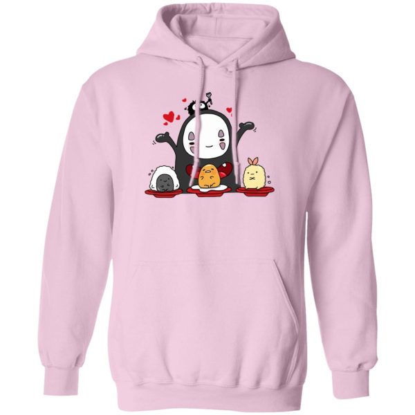 Spirited Away 2001 - Spirited Away Lovely No Face Kaonashi and Friends Hoodie-Apparel, Hoodie, kaonashi, no face, Spirited Away, Spirited Away 2001