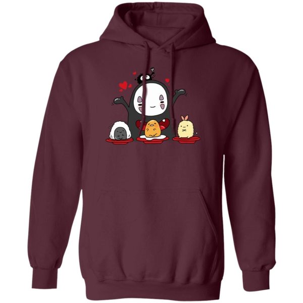 Spirited Away 2001 - Spirited Away Lovely No Face Kaonashi and Friends Hoodie-Apparel, Hoodie, kaonashi, no face, Spirited Away, Spirited Away 2001