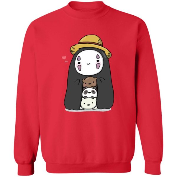 Spirited Away Free - Kaonashi No Face Wearing a Hat Sweatshirt-Apparel, kaonashi, no face, Spirited Away, Spirited Away Free, Sweatshirt