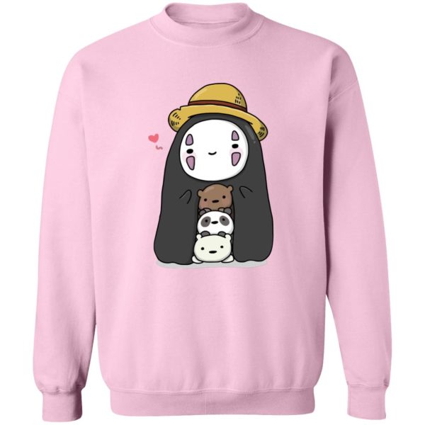 Spirited Away Free - Kaonashi No Face Wearing a Hat Sweatshirt-Apparel, kaonashi, no face, Spirited Away, Spirited Away Free, Sweatshirt