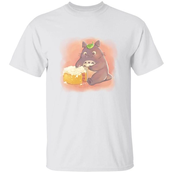 Totoro Plush - Totoro Eating Cake T Shirt-Apparel, My Neighbor Totoro, Totoro Plush, Tshirt