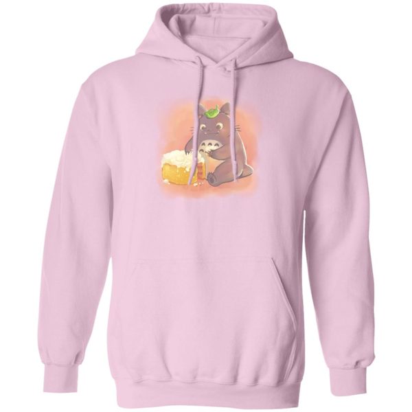 Totoro Cat Bus - Totoro Eating Cake Hoodie-Apparel, Hoodie, My Neighbor Totoro, Totoro Cat Bus