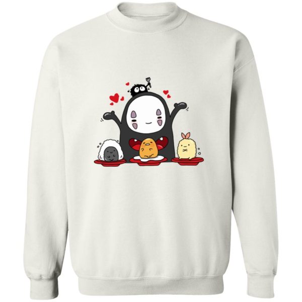 Chihiro Spirited Away - Spirited Away Lovely No Face Kaonashi and Friends Sweatshirt-Apparel, Chihiro Spirited Away, kaonashi, no face, Spirited Away, Sweatshirt