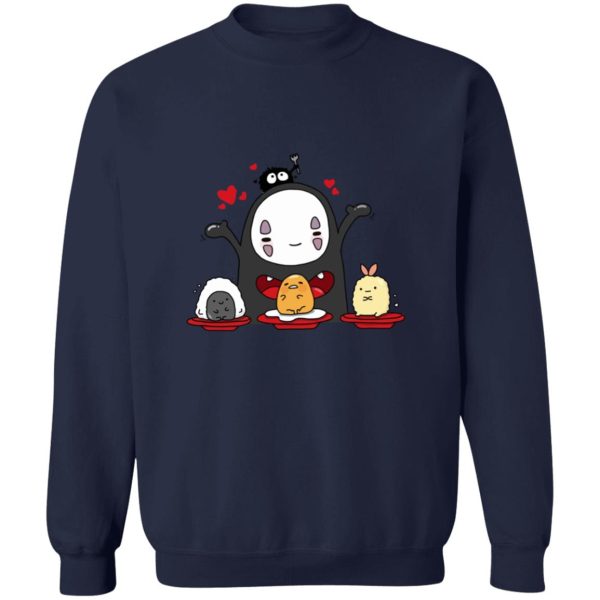 Chihiro Spirited Away - Spirited Away Lovely No Face Kaonashi and Friends Sweatshirt-Apparel, Chihiro Spirited Away, kaonashi, no face, Spirited Away, Sweatshirt