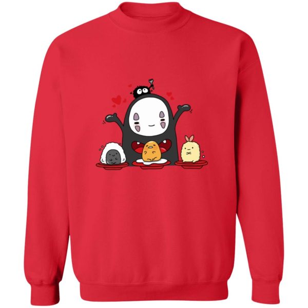 Chihiro Spirited Away - Spirited Away Lovely No Face Kaonashi and Friends Sweatshirt-Apparel, Chihiro Spirited Away, kaonashi, no face, Spirited Away, Sweatshirt