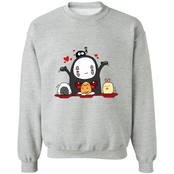 Chihiro Spirited Away - Spirited Away Lovely No Face Kaonashi and Friends Sweatshirt-Apparel, Chihiro Spirited Away, kaonashi, no face, Spirited Away, Sweatshirt