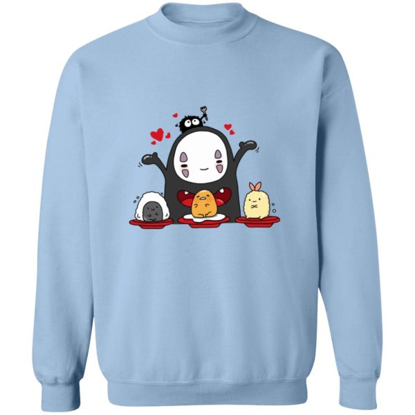 Chihiro Spirited Away - Spirited Away Lovely No Face Kaonashi and Friends Sweatshirt-Apparel, Chihiro Spirited Away, kaonashi, no face, Spirited Away, Sweatshirt