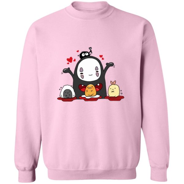 Chihiro Spirited Away - Spirited Away Lovely No Face Kaonashi and Friends Sweatshirt-Apparel, Chihiro Spirited Away, kaonashi, no face, Spirited Away, Sweatshirt