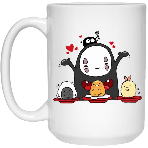 Spirited Away Showtimes - Spirited Away Lovely No Face Kaonashi and Friends Mug-House Decor, kaonashi, Mug, no face, Spirited Away, Spirited Away Showtimes