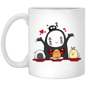 Spirited Away Showtimes - Spirited Away Lovely No Face Kaonashi and Friends Mug-House Decor, kaonashi, Mug, no face, Spirited Away, Spirited Away Showtimes