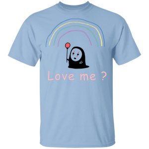 Spirited Away Wallpaper - Spirited Away – No Face, Love Me? T Shirt Unisex-Apparel, kaonashi, no face, Spirited Away, Spirited Away Wallpaper, Tshirt