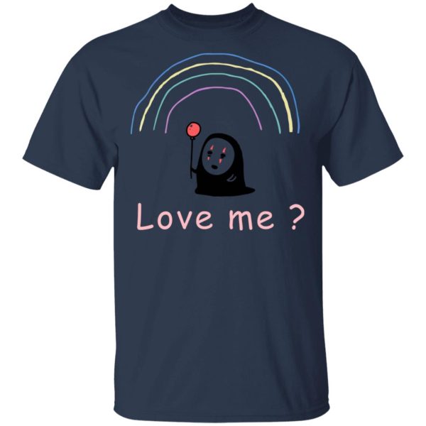 Spirited Away Wallpaper - Spirited Away – No Face, Love Me? T Shirt Unisex-Apparel, kaonashi, no face, Spirited Away, Spirited Away Wallpaper, Tshirt