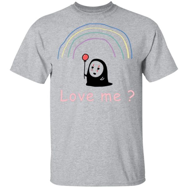 Spirited Away Wallpaper - Spirited Away – No Face, Love Me? T Shirt Unisex-Apparel, kaonashi, no face, Spirited Away, Spirited Away Wallpaper, Tshirt