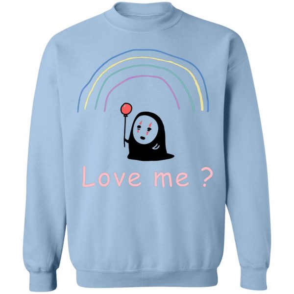 Spirited Away Cast English - Spirited Away – No Face, Love Me? Sweatshirt Unisex-Apparel, kaonashi, no face, Spirited Away, Spirited Away Cast English, Sweatshirt