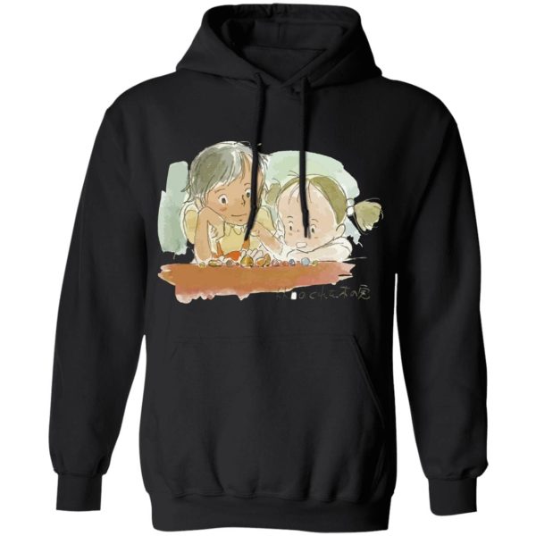 My Neighbor Totoro Meaning - My Neighbor Totoro – Mei & Satsuki Water Color Hoodie Unisex-Apparel, Hoodie, My Neighbor Totoro, My Neighbor Totoro Meaning