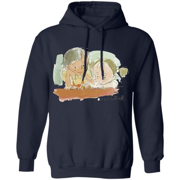 My Neighbor Totoro Meaning - My Neighbor Totoro – Mei & Satsuki Water Color Hoodie Unisex-Apparel, Hoodie, My Neighbor Totoro, My Neighbor Totoro Meaning