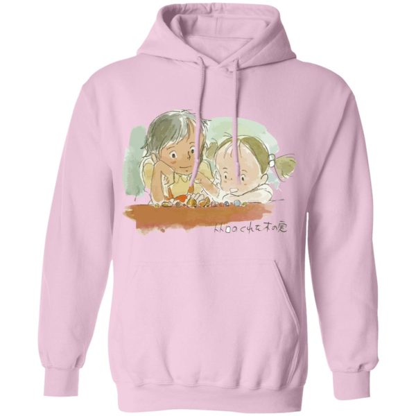 My Neighbor Totoro Meaning - My Neighbor Totoro – Mei & Satsuki Water Color Hoodie Unisex-Apparel, Hoodie, My Neighbor Totoro, My Neighbor Totoro Meaning