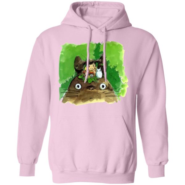 Tom Totoro Concrete - My Neighbor Totoro & Mei Water Color Art Hoodie-Apparel, Hoodie, My Neighbor Totoro, Tom Totoro Concrete