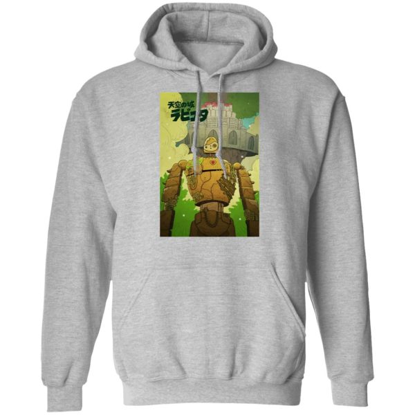 Laputa Castle In The Sky Book - Laputa Castle in the Sky Robot Warrior Hoodie-Apparel, Hoodie, Laputa Castle In The Sky Book, Laputa: Castle in the Sky