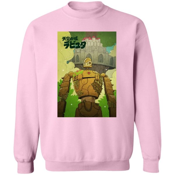 Laputa Castle In The Sky Cast - Laputa Castle in the Sky Robot Warrior Sweatshirt-Apparel, Laputa Castle In The Sky Cast, Laputa: Castle in the Sky, Sweatshirt