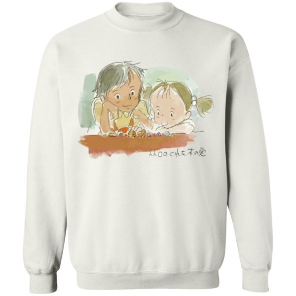 My Neighbor Totoro – Mei & Satsuki Water Color Unisex Sweatshirt-Apparel, My Neighbor Totoro, Sweatshirt