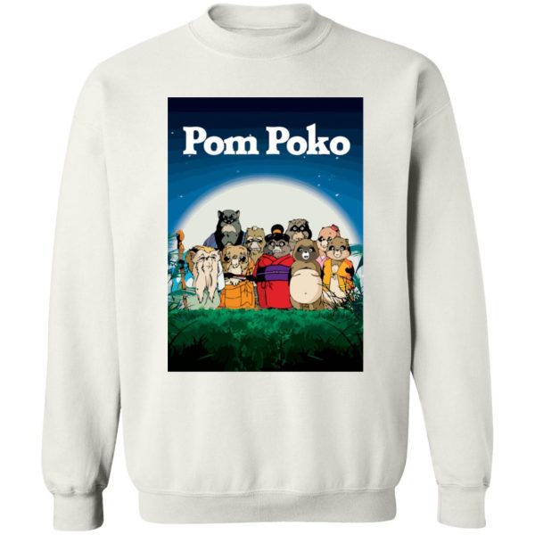 Pom Poko Poster Sweatshirt Unisex-Apparel, Pom Poko, Sweatshirt