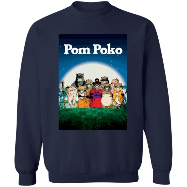 Pom Poko Poster Sweatshirt Unisex-Apparel, Pom Poko, Sweatshirt