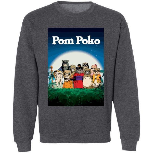 Pom Poko Poster Sweatshirt Unisex-Apparel, Pom Poko, Sweatshirt