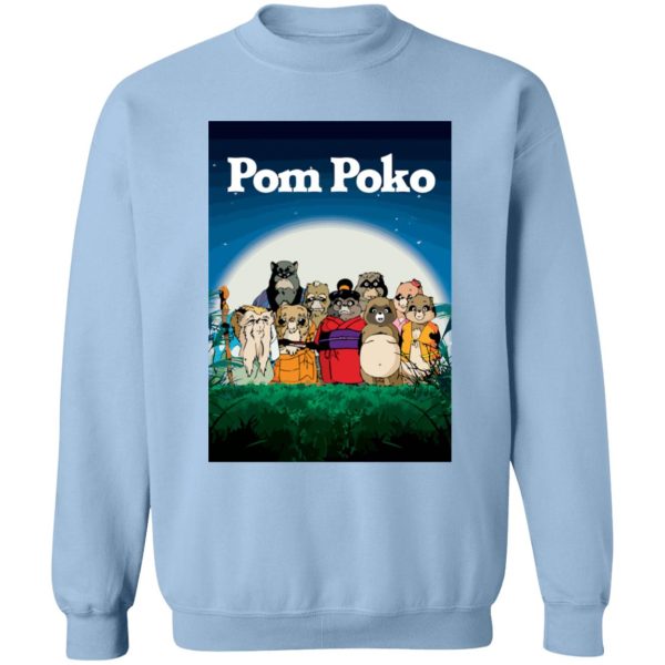 Pom Poko Poster Sweatshirt Unisex-Apparel, Pom Poko, Sweatshirt