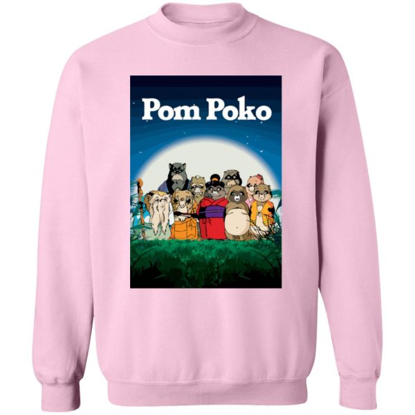 Pom Poko Poster Sweatshirt Unisex-Apparel, Pom Poko, Sweatshirt