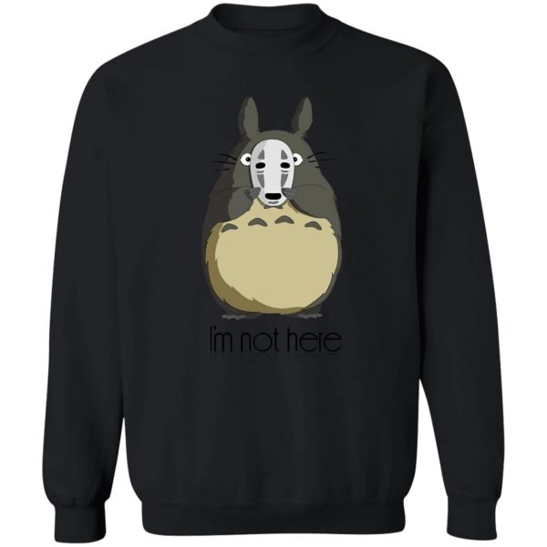 My Totoro - Totoro I’m Not Here Sweatshirt-Apparel, My Neighbor Totoro, My Totoro, Sweatshirt