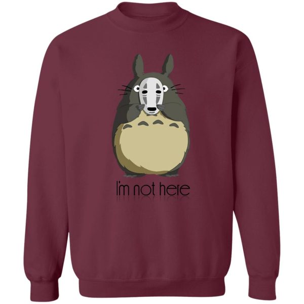 My Totoro - Totoro I’m Not Here Sweatshirt-Apparel, My Neighbor Totoro, My Totoro, Sweatshirt