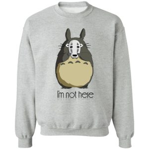 My Totoro - Totoro I’m Not Here Sweatshirt-Apparel, My Neighbor Totoro, My Totoro, Sweatshirt