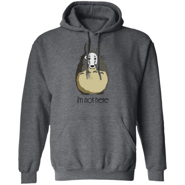 Tom Totoro Concrete - Totoro I’m Not Here Hoodie-Apparel, Hoodie, My Neighbor Totoro, Tom Totoro Concrete