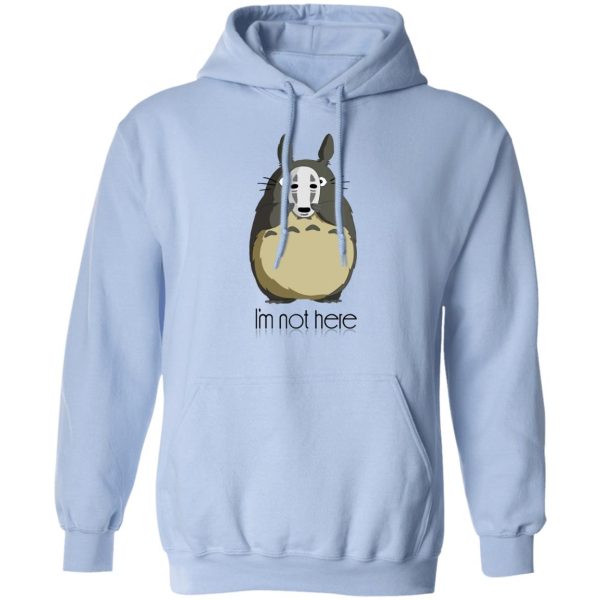 Tom Totoro Concrete - Totoro I’m Not Here Hoodie-Apparel, Hoodie, My Neighbor Totoro, Tom Totoro Concrete