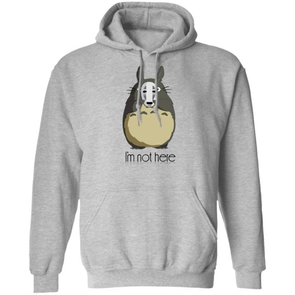 Tom Totoro Concrete - Totoro I’m Not Here Hoodie-Apparel, Hoodie, My Neighbor Totoro, Tom Totoro Concrete