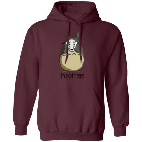 Tom Totoro Concrete - Totoro I’m Not Here Hoodie-Apparel, Hoodie, My Neighbor Totoro, Tom Totoro Concrete