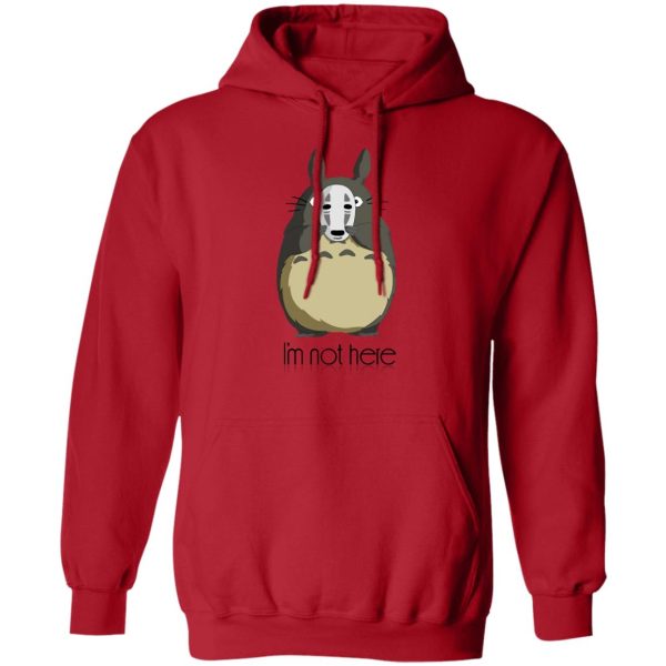 Tom Totoro Concrete - Totoro I’m Not Here Hoodie-Apparel, Hoodie, My Neighbor Totoro, Tom Totoro Concrete