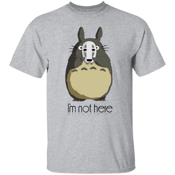 My Neighbour Totoro Cast - Totoro I’m Not Here T Shirt-Apparel, My Neighbor Totoro, My Neighbour Totoro Cast, Tshirt