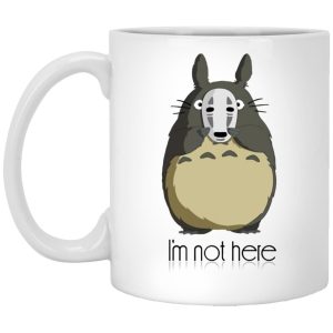 Soot Balls Totoro - Totoro I’m Not Here Mug-House Decor, Mug, My Neighbor Totoro, Soot Balls Totoro