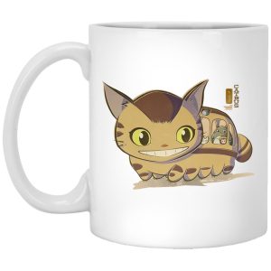 Totoro Characters - My Neighbor Totoro Catbus Chibi Mug-House Decor, Mug, My Neighbor Totoro, Totoro Characters