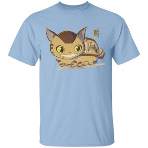 Totoro - My Neighbor Totoro Catbus Chibi T Shirt-Apparel, My Neighbor Totoro, Totoro, Tshirt