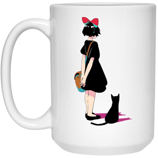 Kiki's Delivery Service Ursula - Kiki and Jiji Color Art Mug-House Decor, Kiki's Delivery Service, Kiki's Delivery Service Ursula, Mug